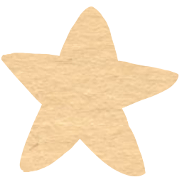 A white star