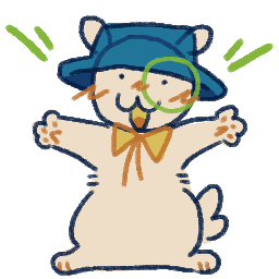 Bunnyguy waving to the camera