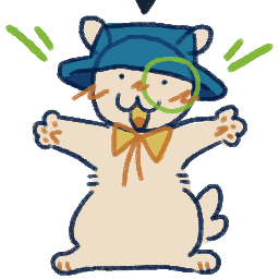 Bunnyguy waving to the camera